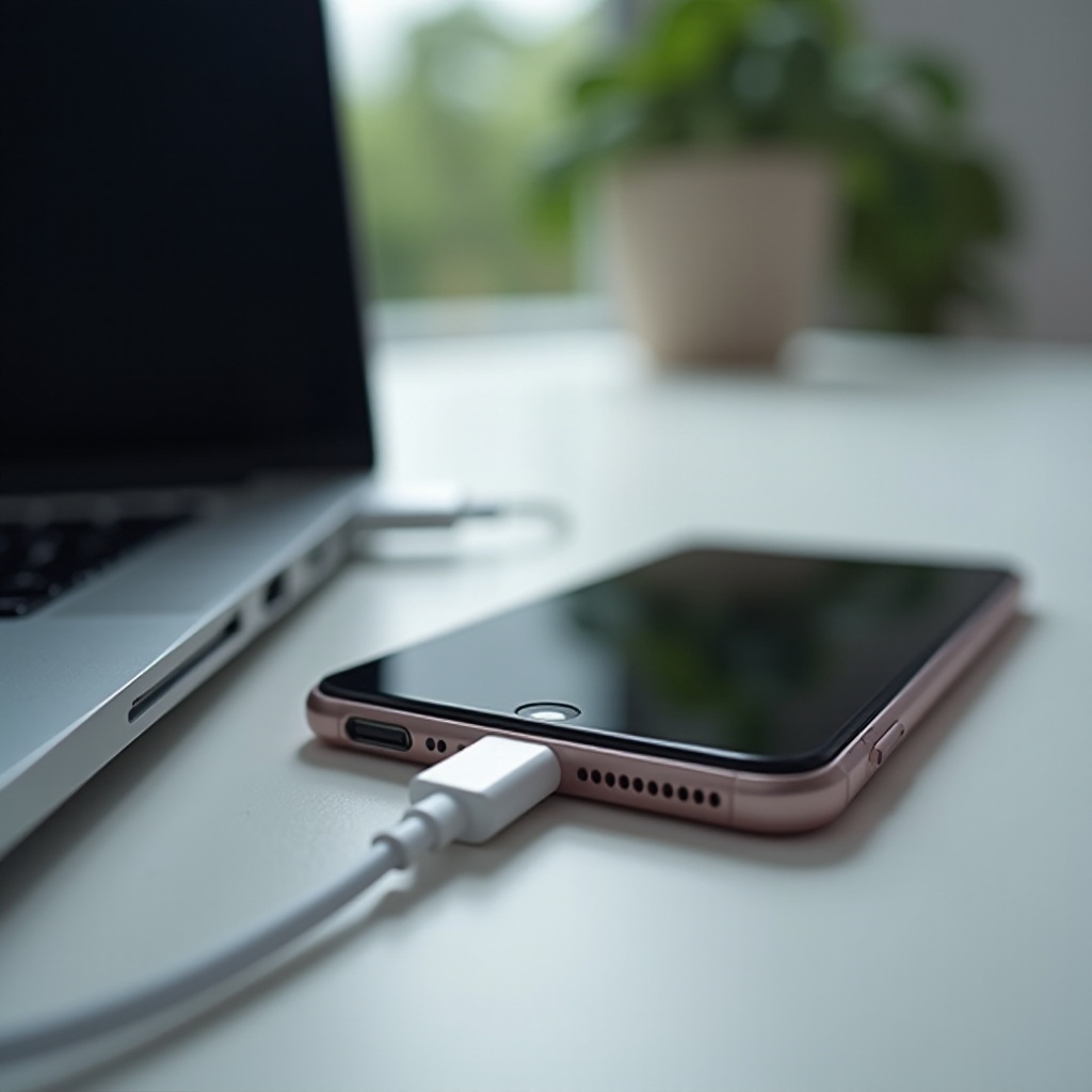 does charging your phone in laptop usb damage fraqmes